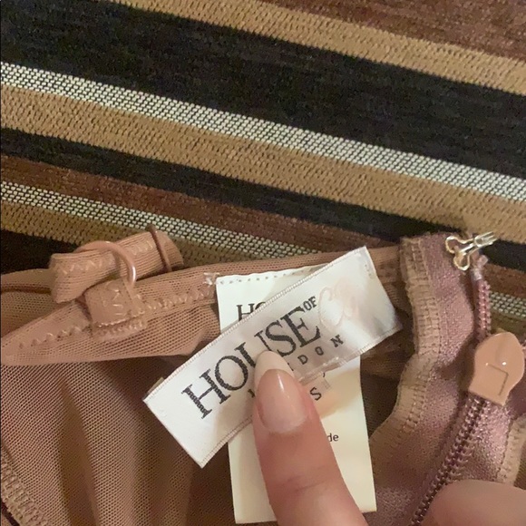 House of CB Posy taupe bodysuit - Picture 8 of 11